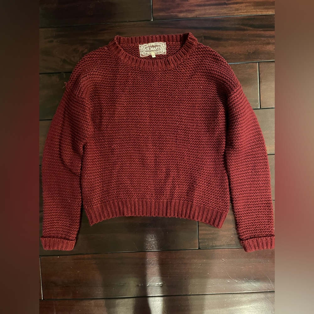 Size:XS, red sweater